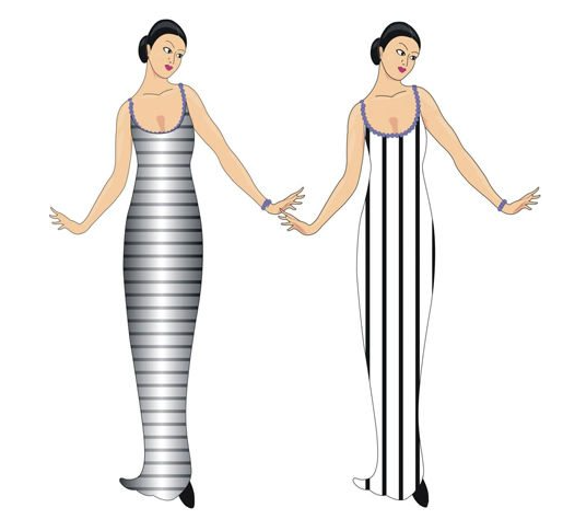 How to wear stripes: The 3D Illusion of Stripes
